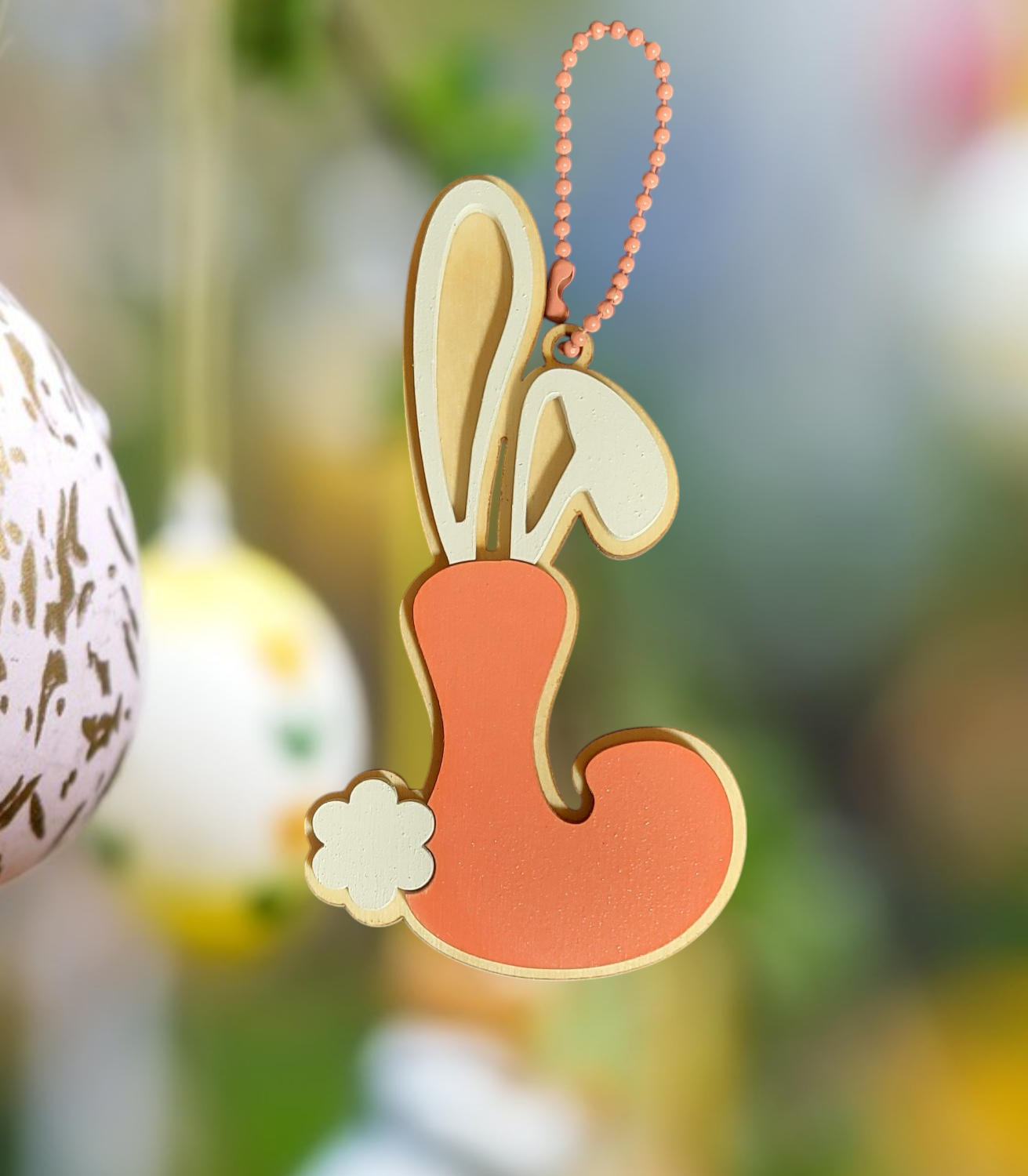 Easter Basket Initial Tag - Letters K - O