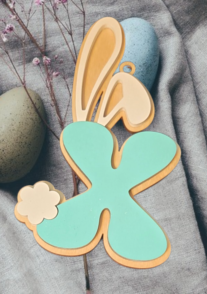 Easter Basket Initial Tag - Letters U - Z