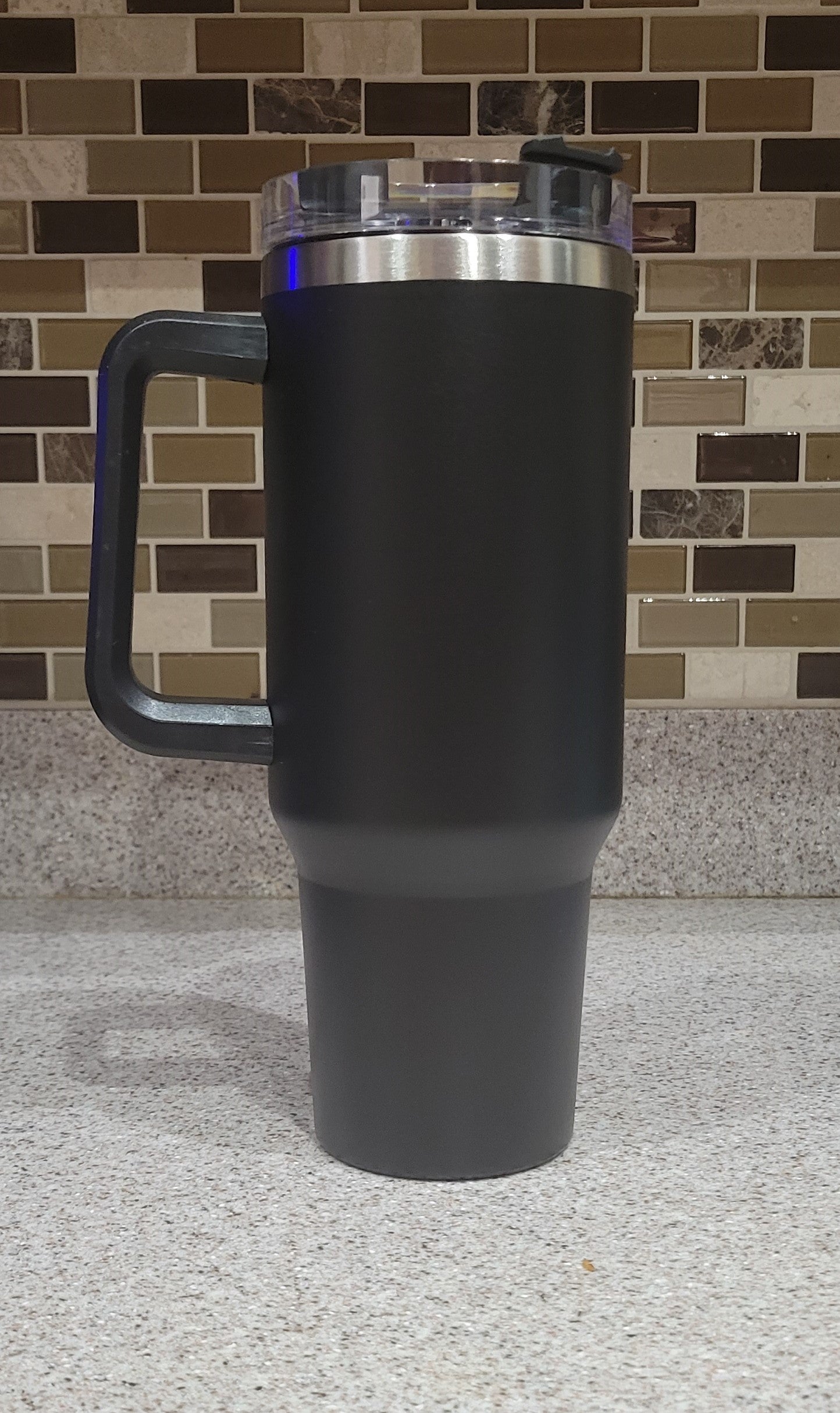 40 oz. Tumbler with Handle - Black