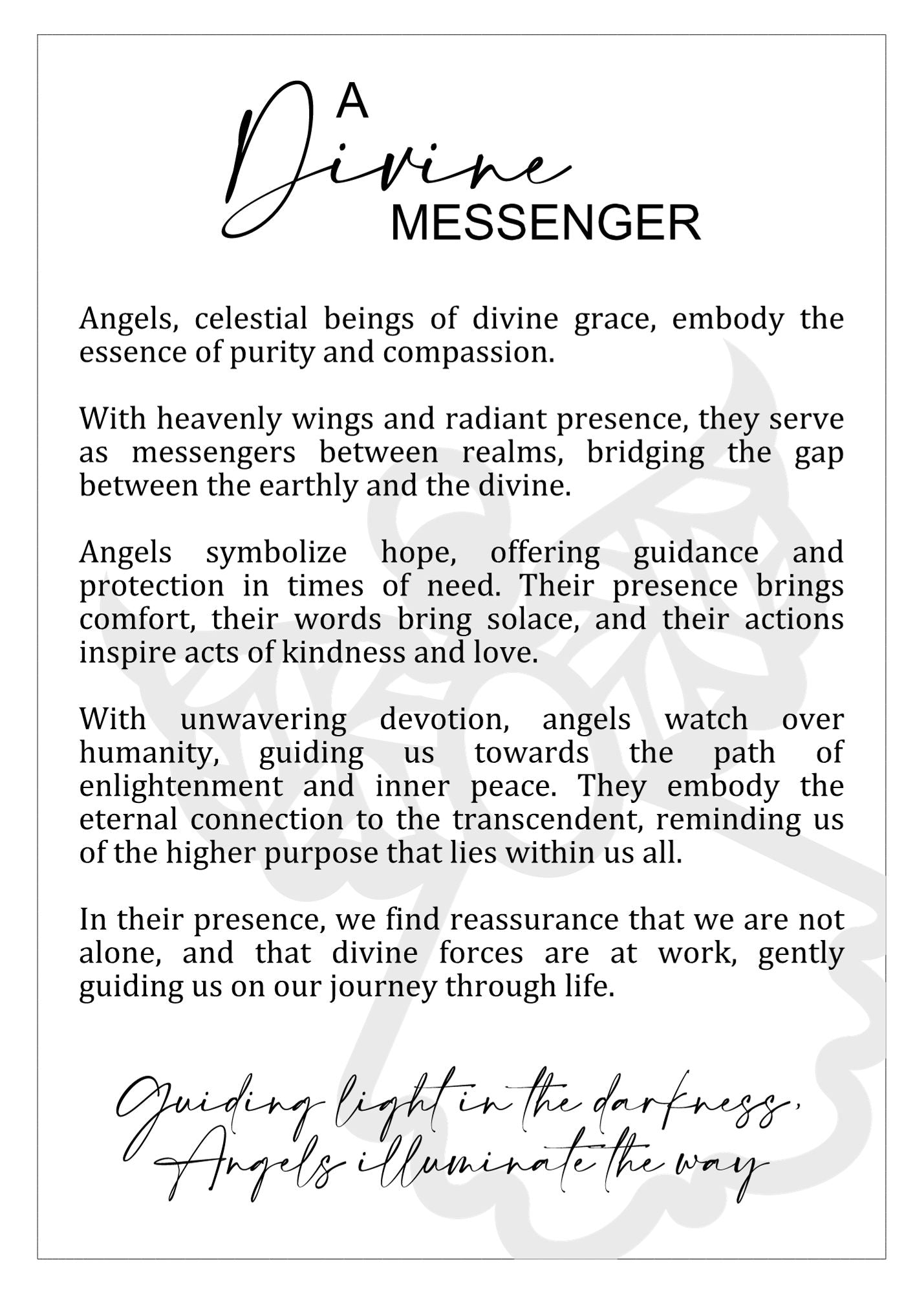 Story Ornament - Angels - A Divine Messenger