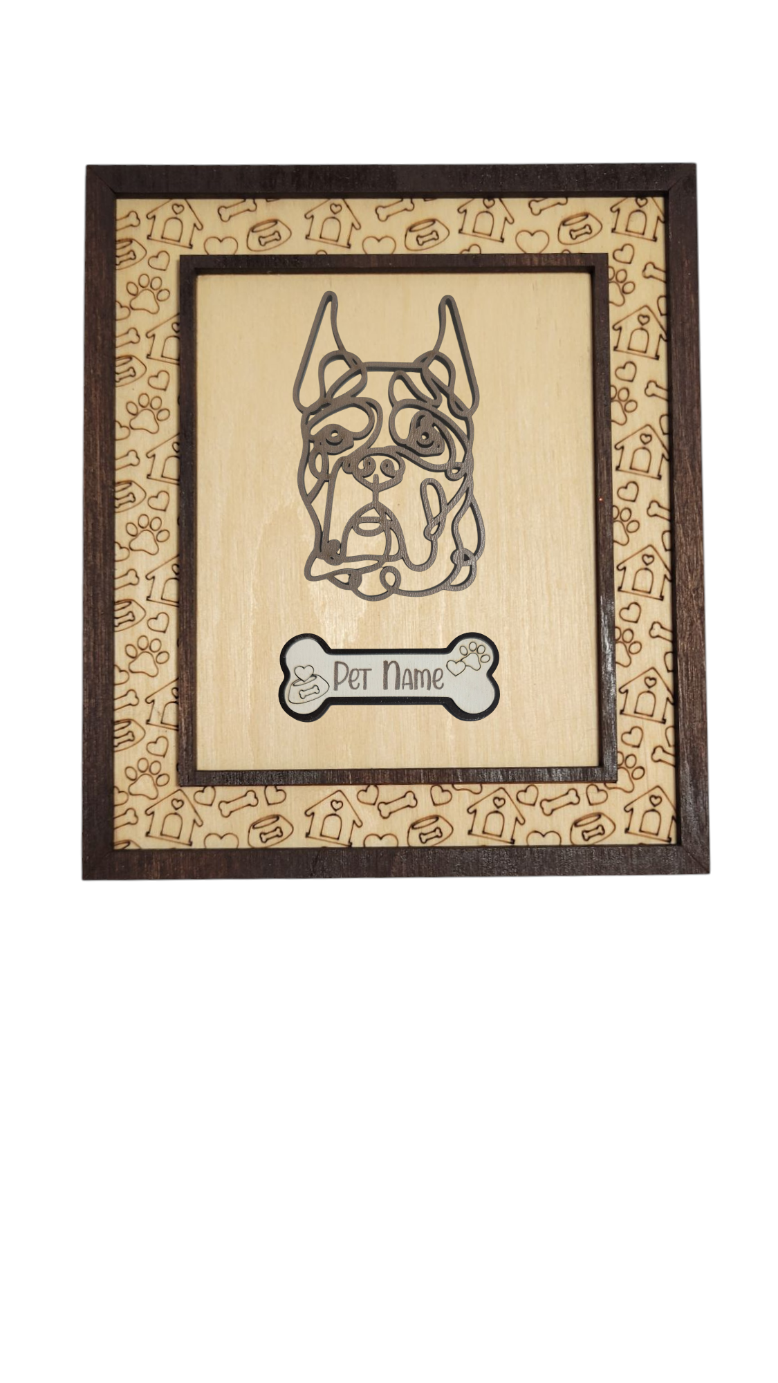 Dog Frame - Boxer Cropped