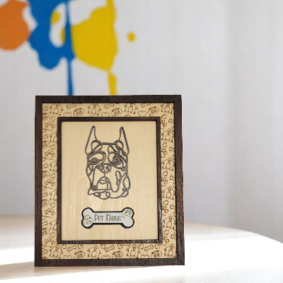 Dog Frame - Boxer Cropped