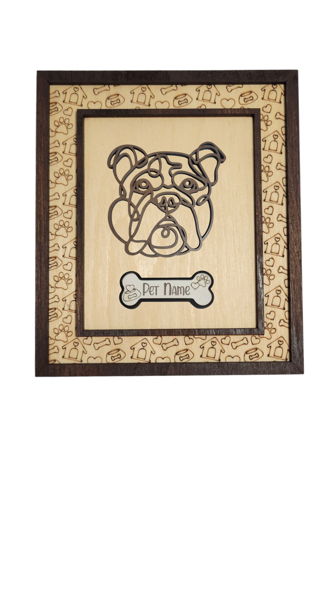 Dog Frame - Bulldog