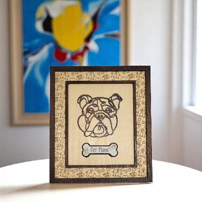 Dog Frame - Bulldog