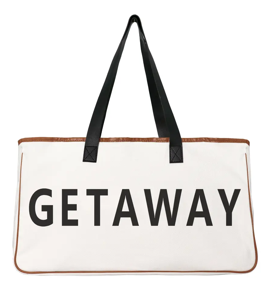 Weekend Bag - Getaway Canvas Tote Bag